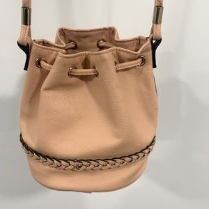 Good quality light pink leather purse